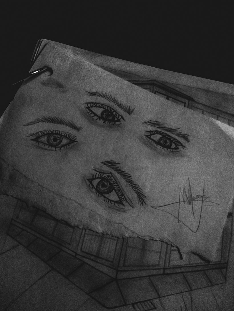 Eyes drawing | Milagros Gomez -1
