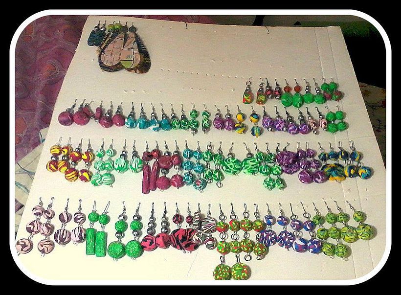 Aros de arcilla polimerica 2012