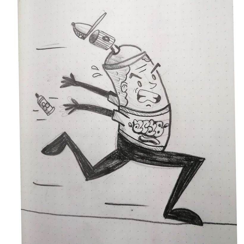 AEROSOL , OFICIO: ARTISTA URBANO, SENTIMIENTO EN  APUROS  QUE LO DEFINE ROPA Y ACCESORIOS 