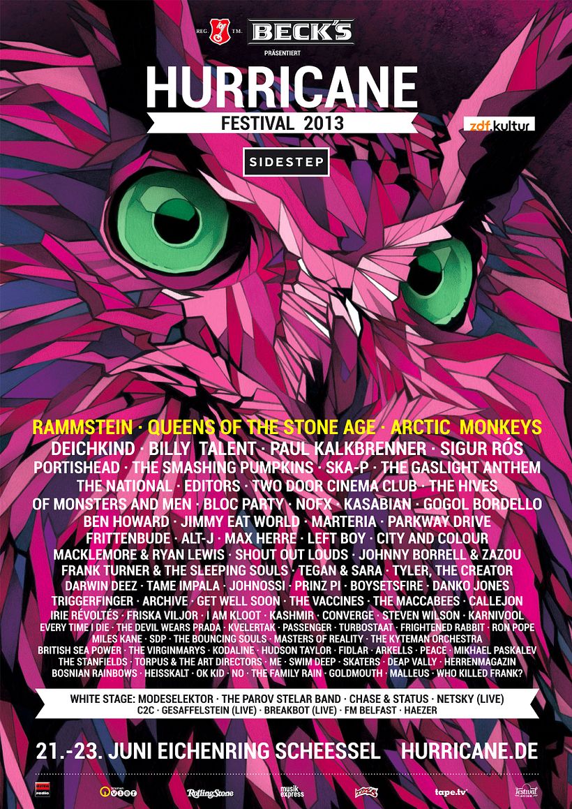 Cartel oficial y material promocional, diseñados por FKP Scorpio.​​​​​​​​​​​​​​