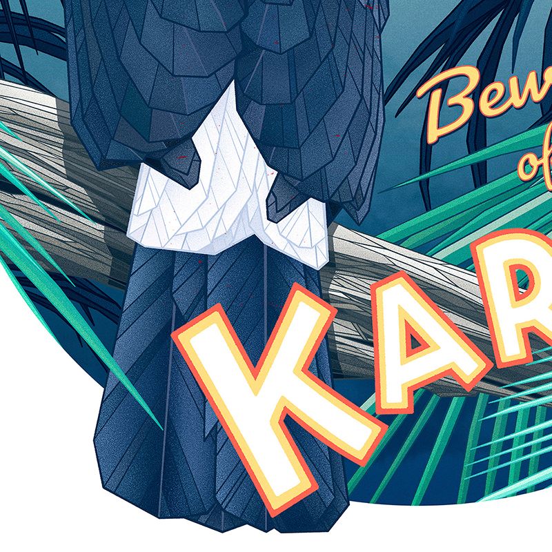 BEWARE OF KARMA - Ilustração tradicional