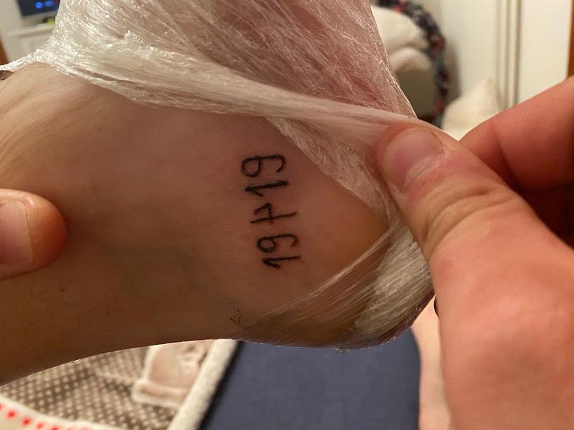 Primer tattoo en piel <3