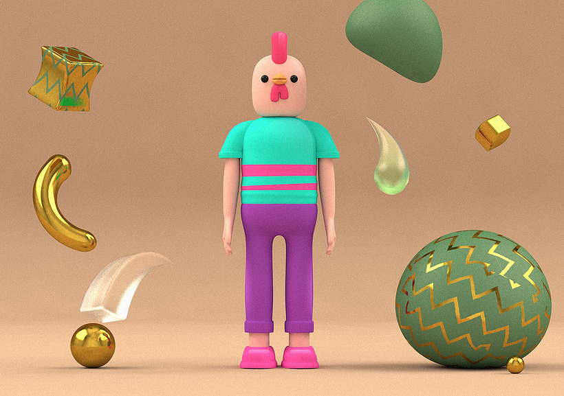 My project in Design of Characters in Cinema 4D: from the Sketch to 3D Printing course 0