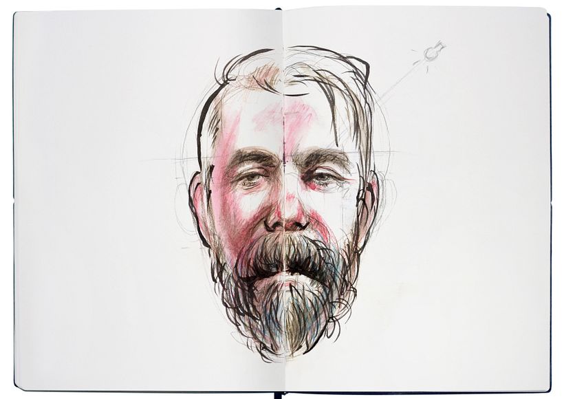 Domestika Projects: Watercolor Portrait Notebook 11