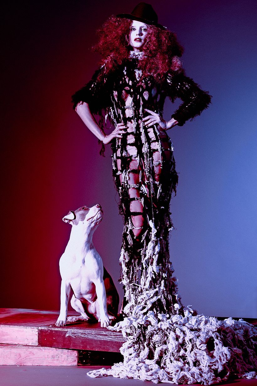Socks dress by Ximena Corcuera