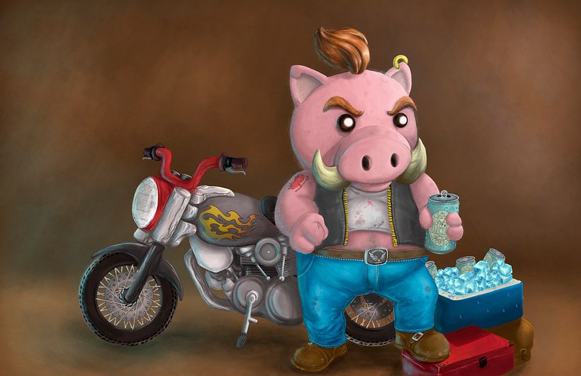 My project in Digital Painting for Characters: Color and Light course 1