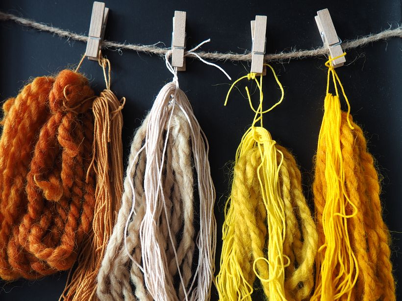 @itzal_diseinua Teñido textil con pigmentos naturales 6