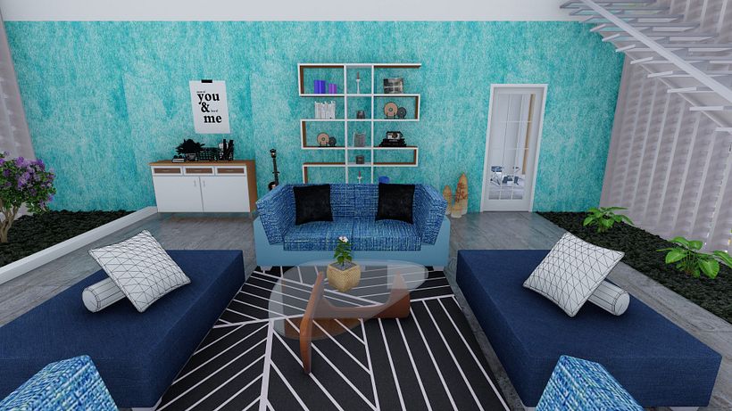 Sala de estar (vivienda proyecto academico) 0