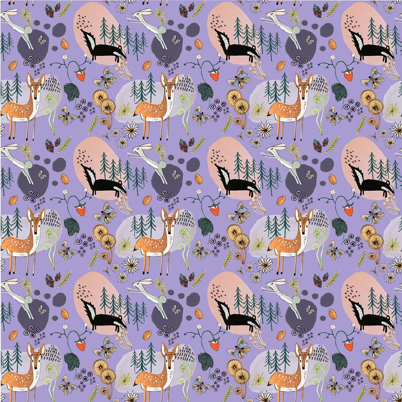 My project in Illustrated Pattern Design course 0