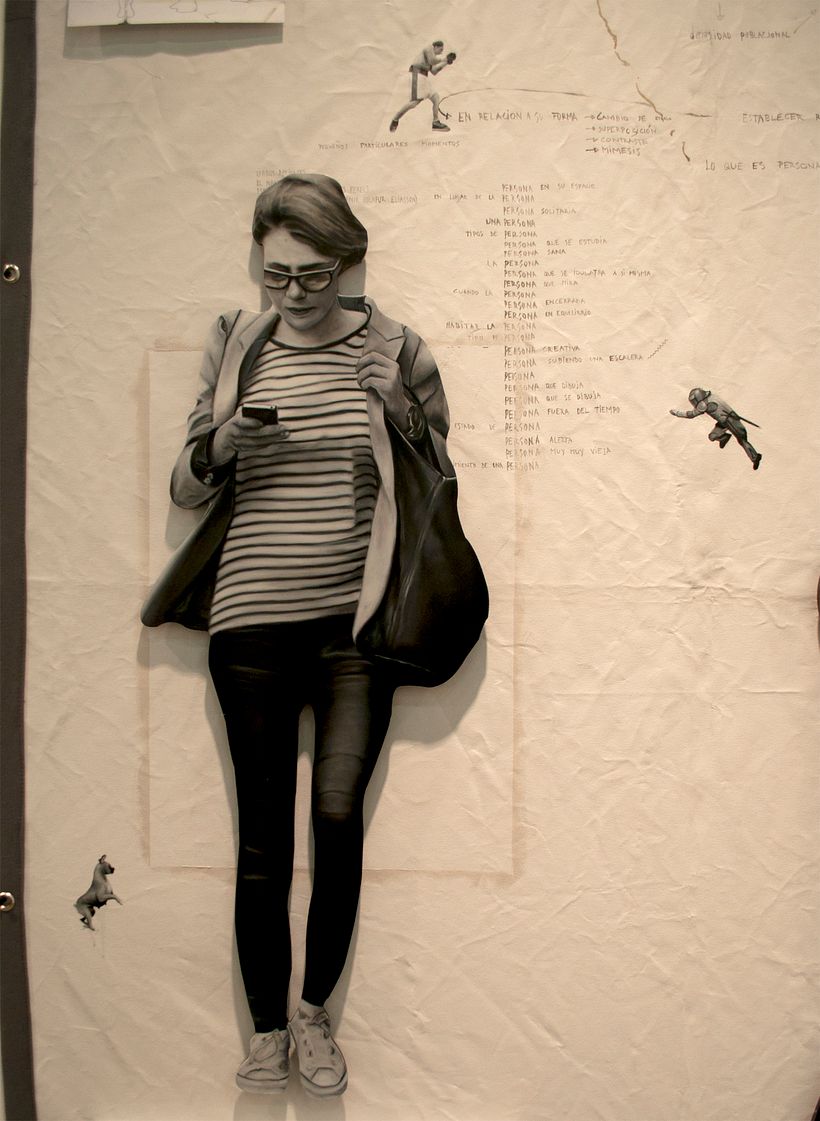 Detalle "Habitar el mundo" 2015