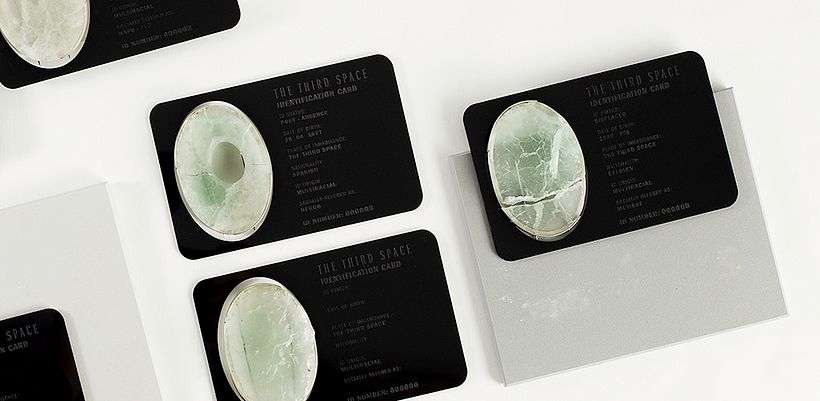 That talks about racial identity through a conceptual language