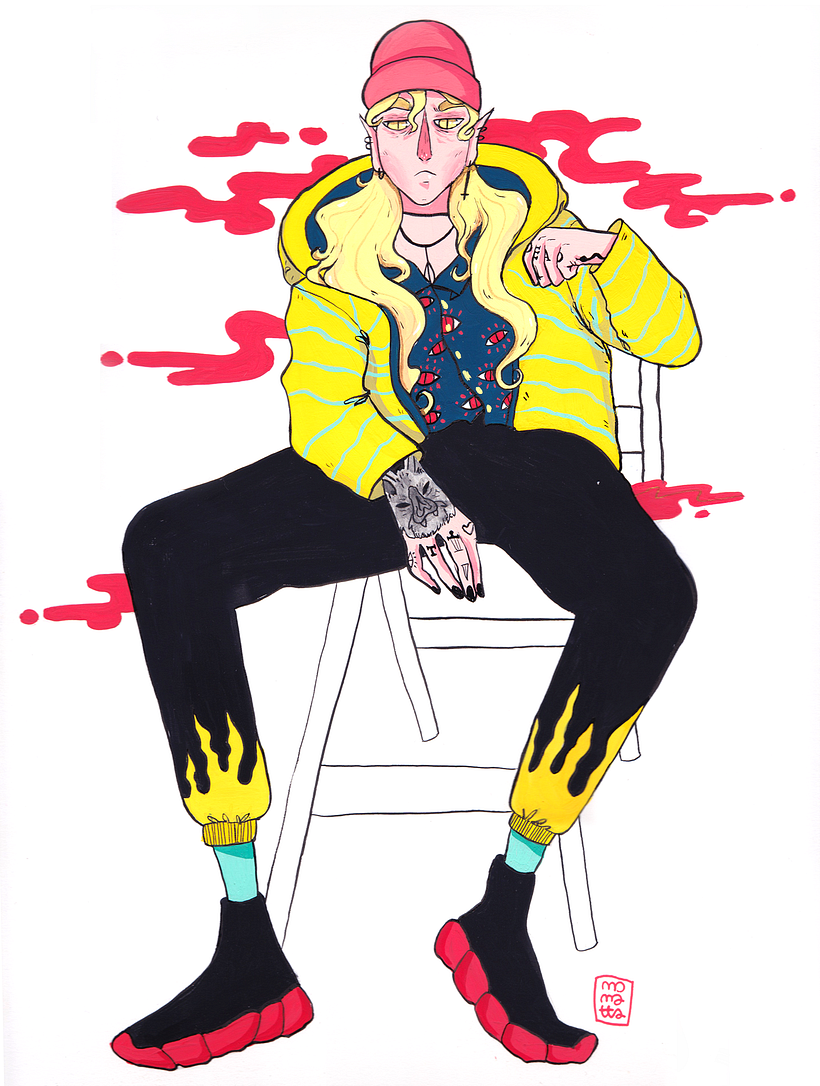 Experimento con Gouache 0