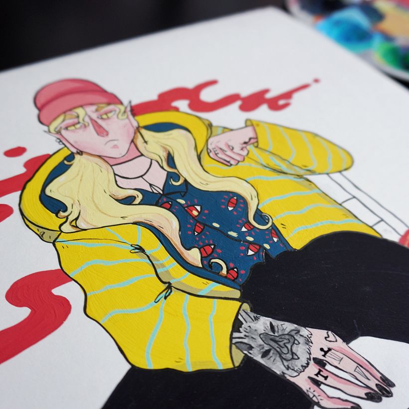 Experimento con Gouache 2