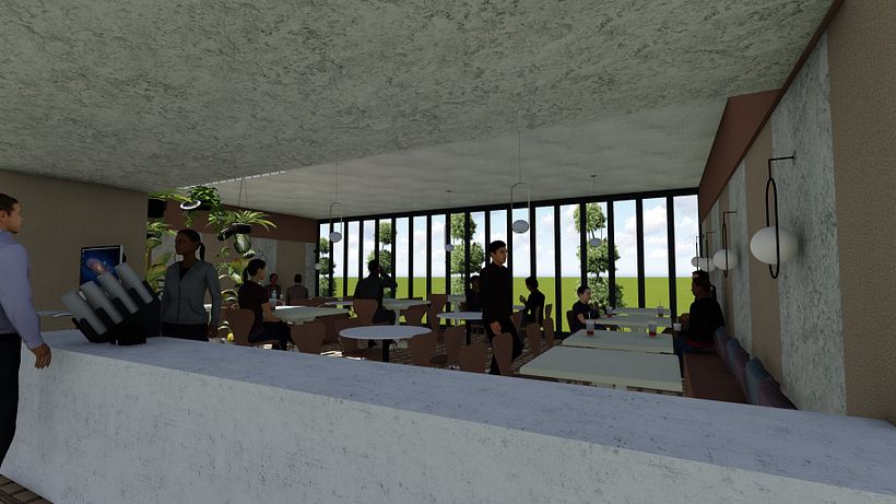 Mi Proyecto del curso: Diseño de interiores para restaurantes 2