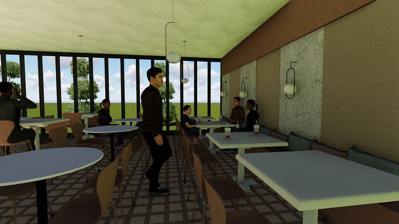 Mi Proyecto del curso: Diseño de interiores para restaurantes 4