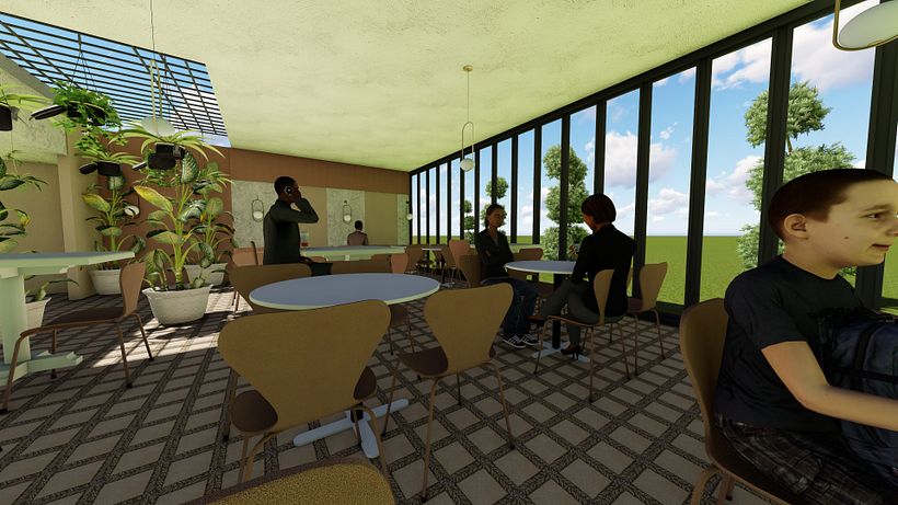 Mi Proyecto del curso: Diseño de interiores para restaurantes 5
