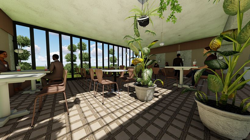 Mi Proyecto del curso: Diseño de interiores para restaurantes 7