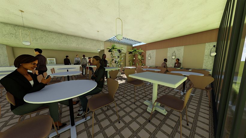Mi Proyecto del curso: Diseño de interiores para restaurantes 10