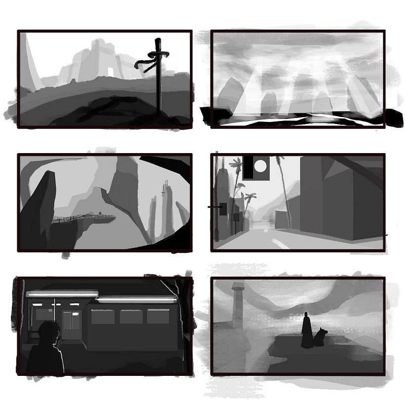 Layout. Estudio de formas.