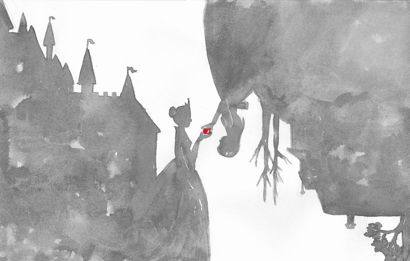 Snow White-My project in Introduction to Illustration for Children course 0