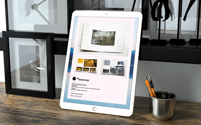 PROYECTO de Diseño gráfico versión Tablet.