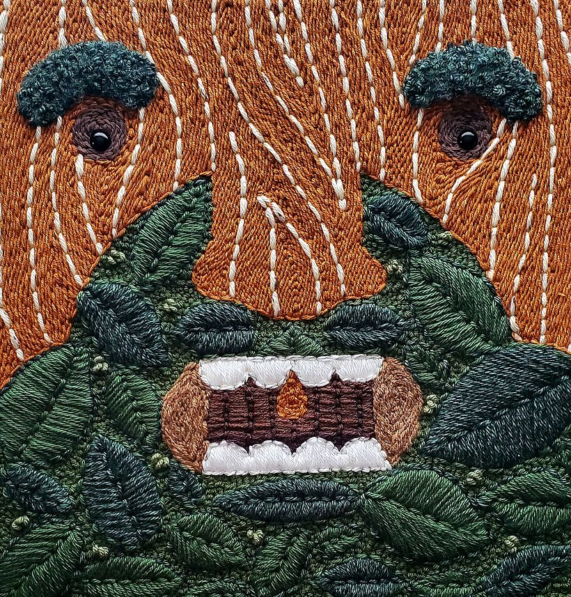 Barbudo con brotes pequeños