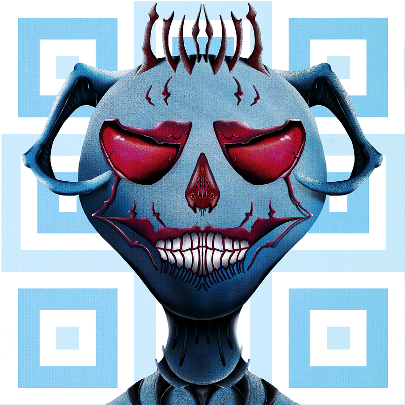 Skull design -1