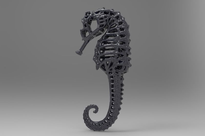 Hipocampo. - 3D
