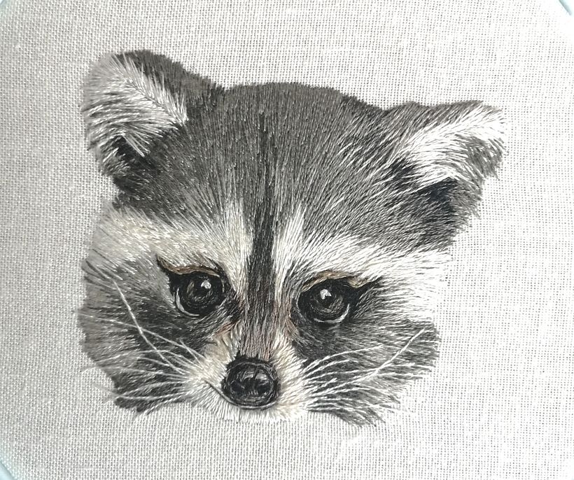 Terminado mi mapache cachorro!!!