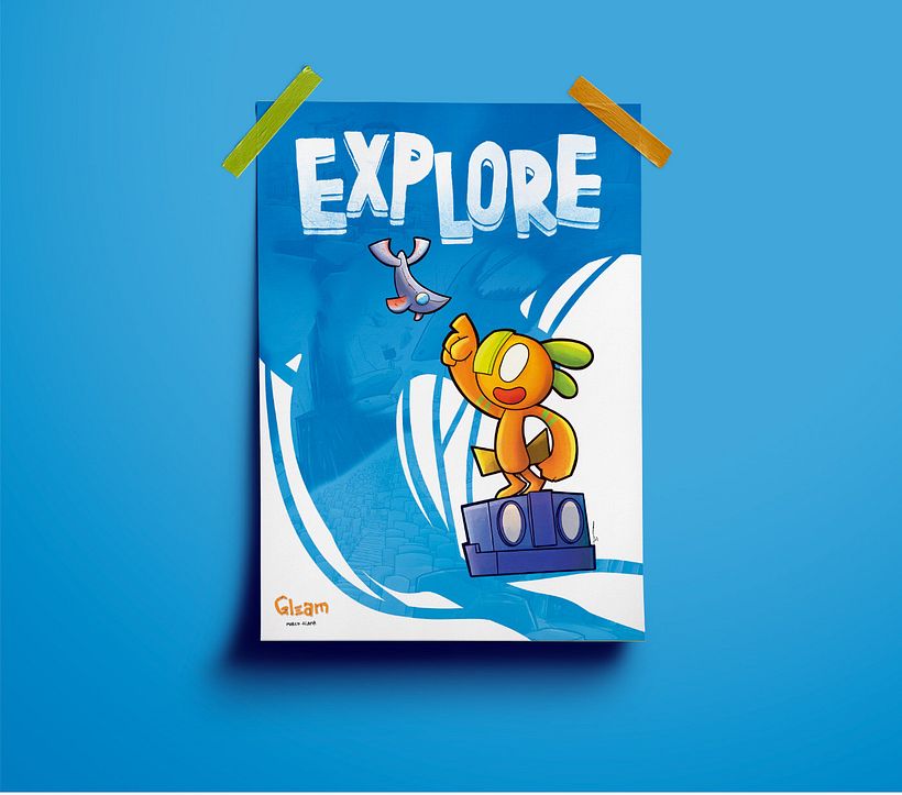 A fun promo poster I did for the fair presentation