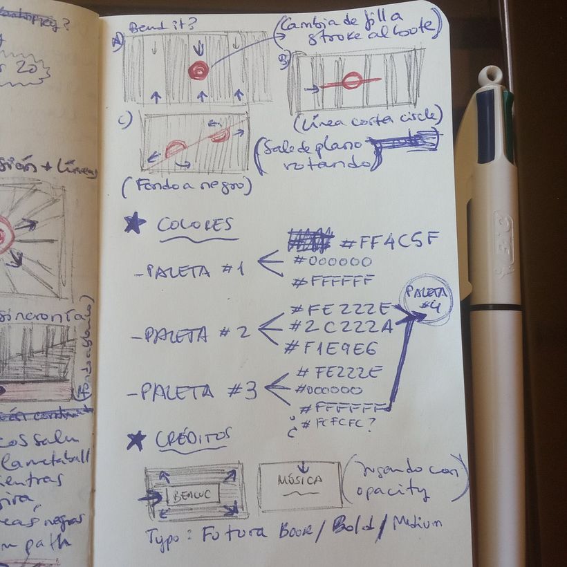 Storyboard para el proyecto final