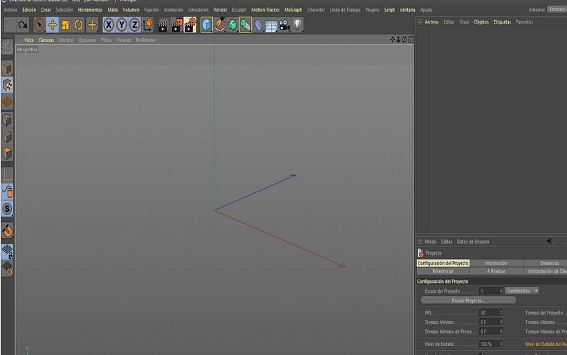 Problema Cinema 4d objeto primitivo no visible 1
