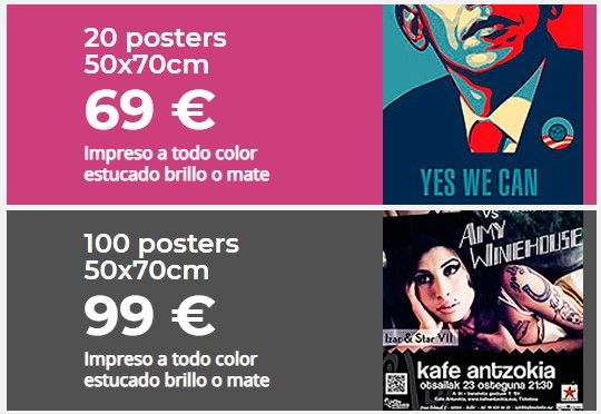 ¿Dónde imprimir posters? Pocas unidades 1