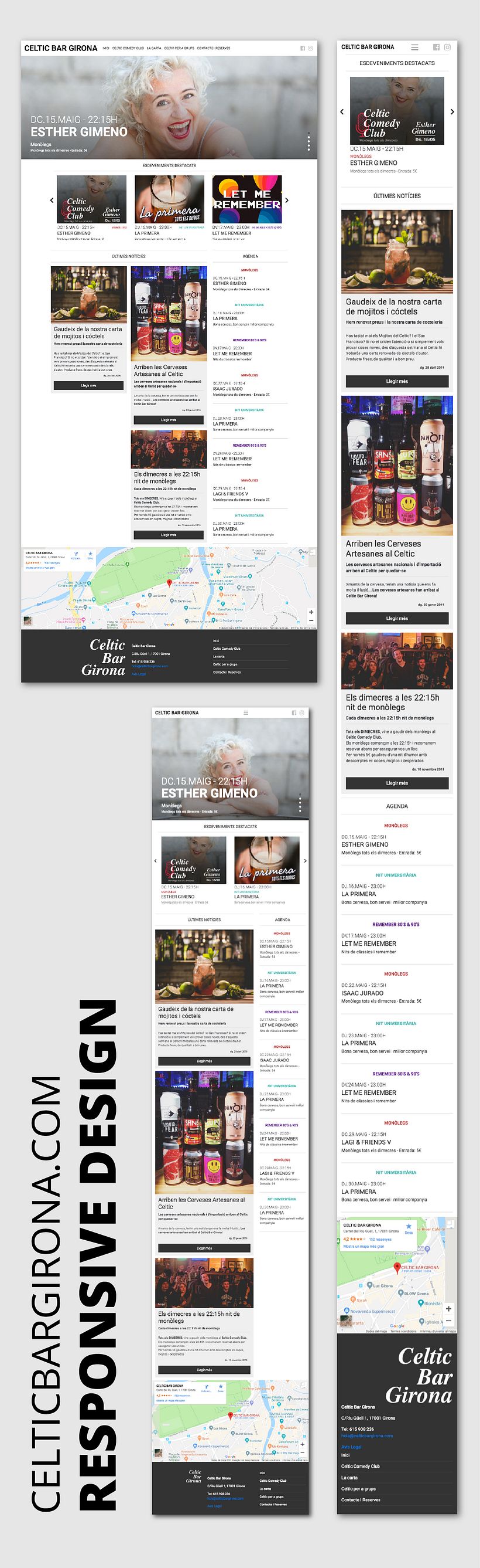 Diseño y Desarrollo Celtic Bar Girona 0