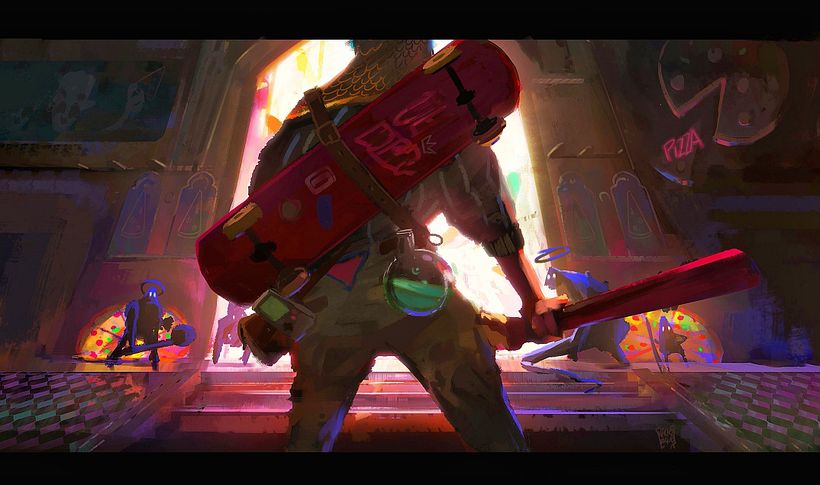 Entering the Pizzathedral 🍕 1