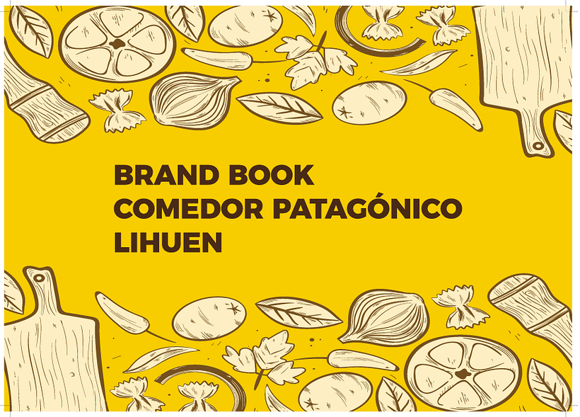 Portada Brand Book Comedor Lihuen 2020