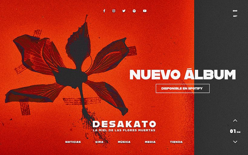 Desakato - Design web