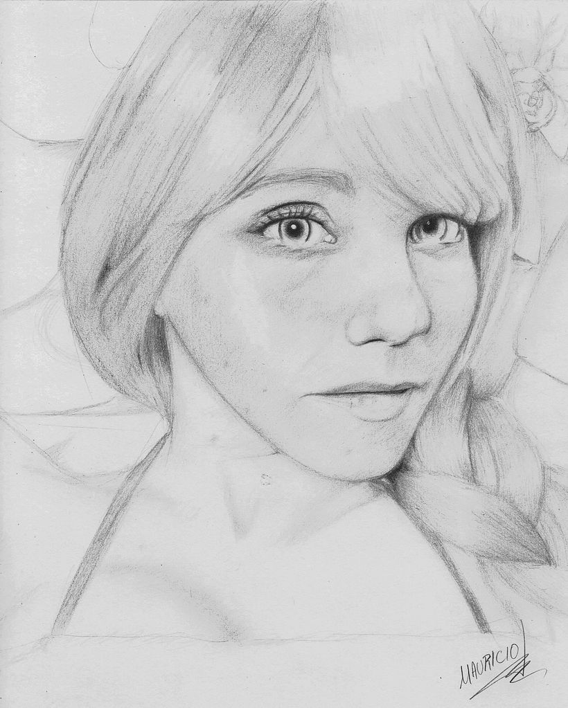 Mi Proyecto del curso: Retrato realista con lápiz de grafito 0