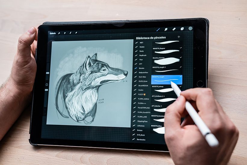 Descarga gratis una colección de pinceles para Procreate 3
