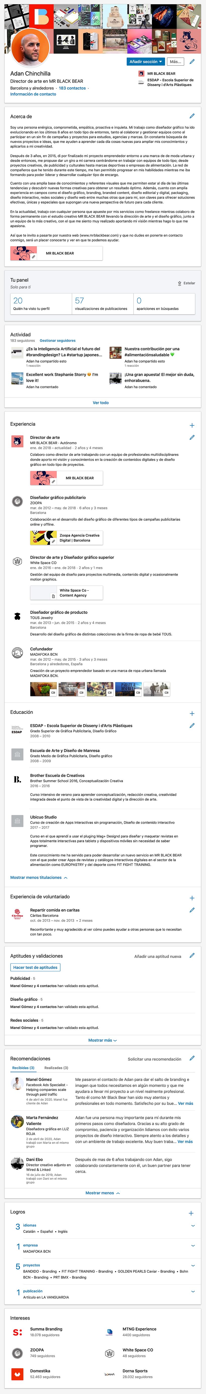 Mi LinkedIn: Adan Chinchilla 0