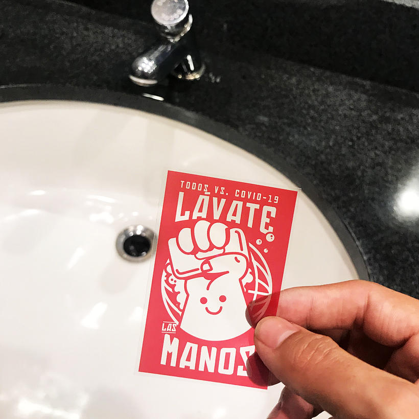Pictoline Stickers vs. COVID-19 3