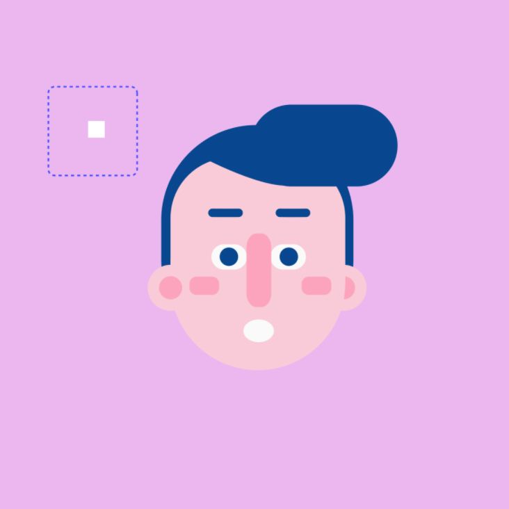 Rig cabeza personaje 2, hecha con Josystick n Sliders.