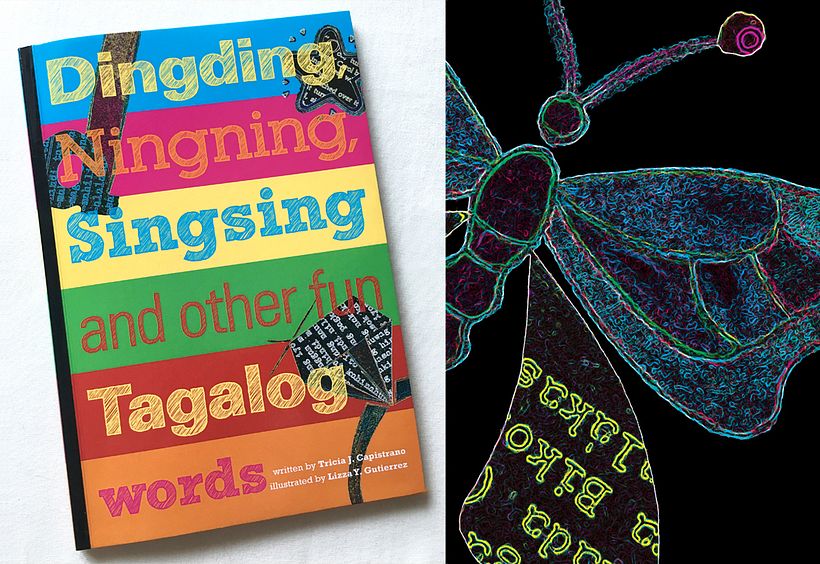 A charming picture book  that will make learning common Tagalog words fun, and the words easy to remember. 
