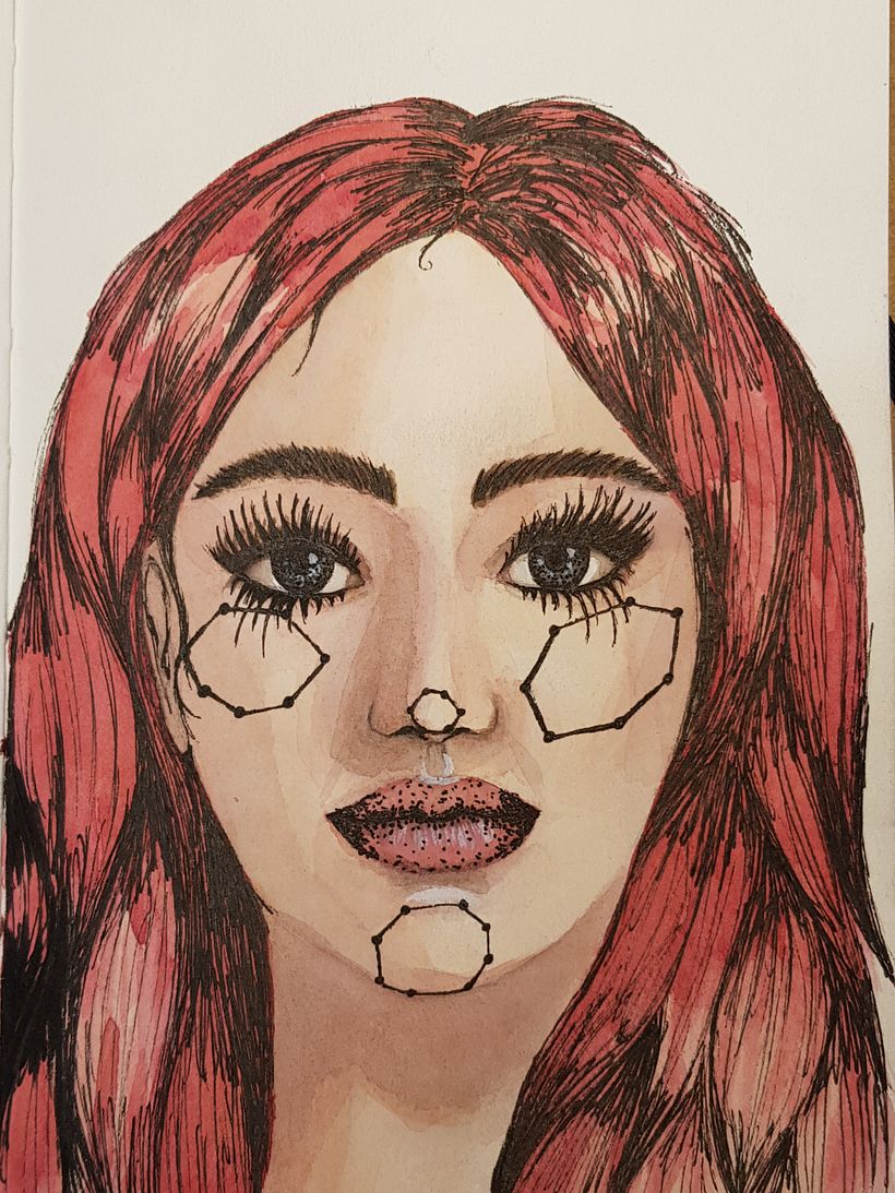 My project in Illustrated Portrait in Watercolor course 0