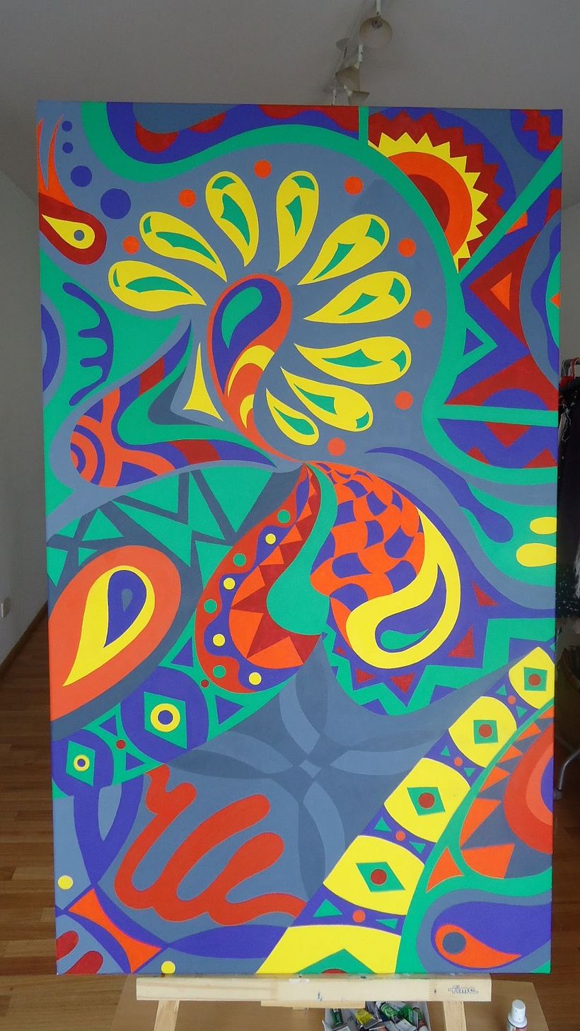 Pinturas en Acrílico sobre lienzo. 7