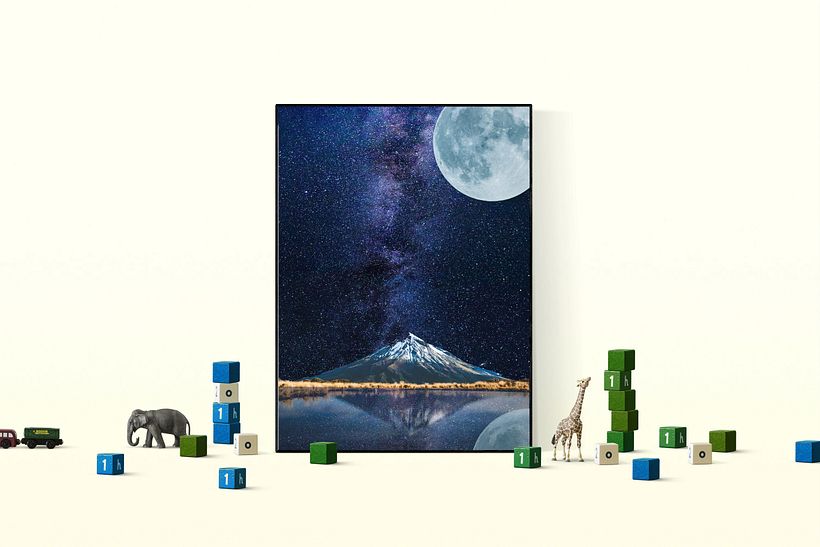 Mount Taranaki under stars