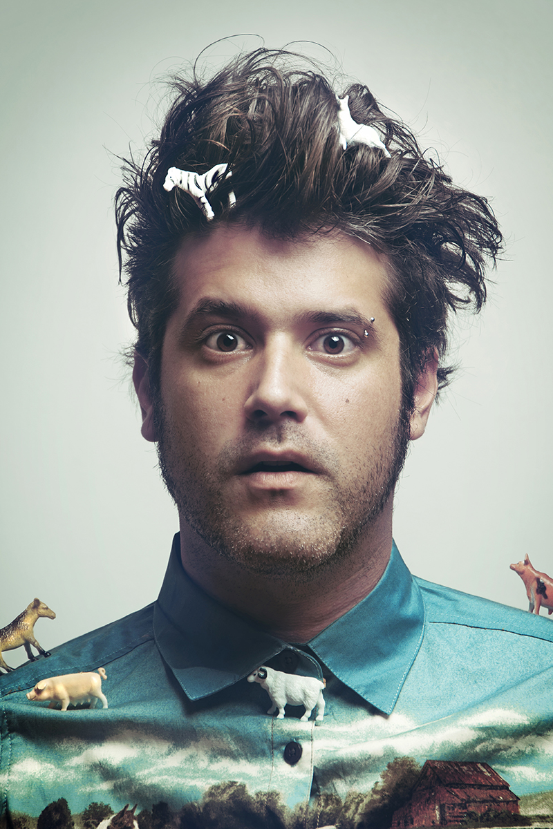 Aprovechando las referencias durante el curso a Frankenstein, utilicé una foto del mismo Ciraolo para armar el concepto.