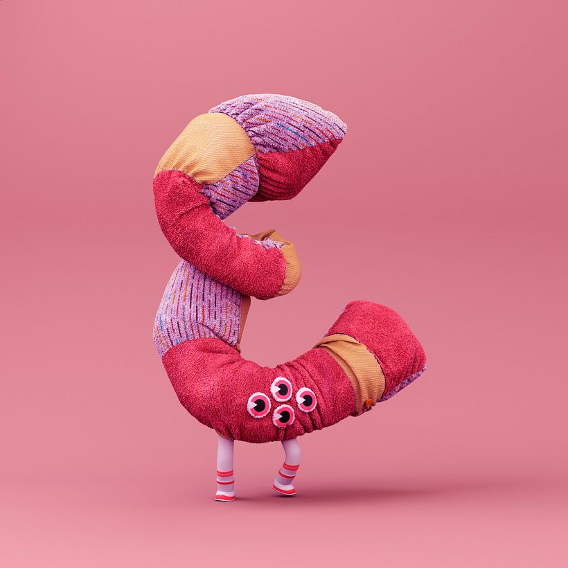 Monster Clothes Alphabet 8
