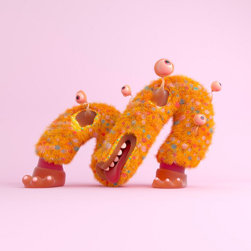 Monster Clothes Alphabet 16