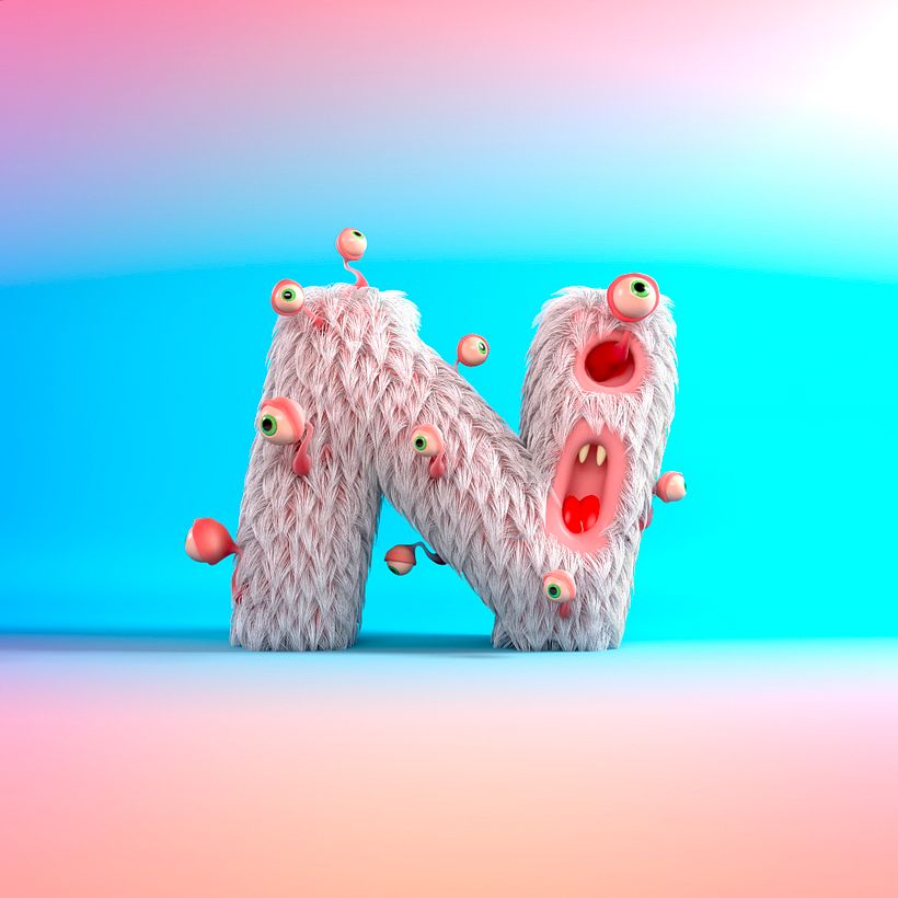 Monster Clothes Alphabet 17